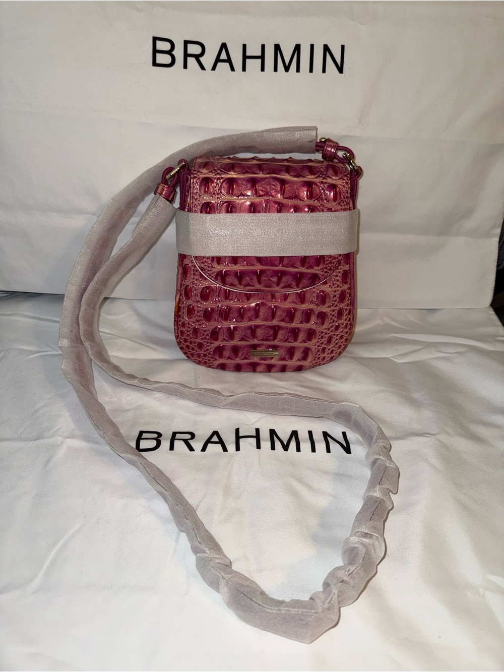 Brahmin Everlee Rouge Blush NWT